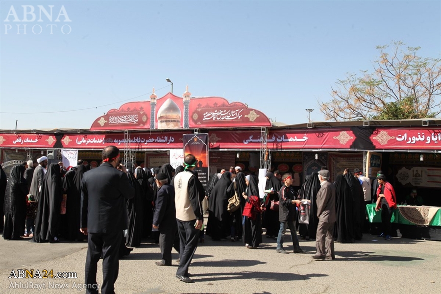 ارائه خدمات طب اسلامی در موکب آستان مقدس حضرت معصومه(س)