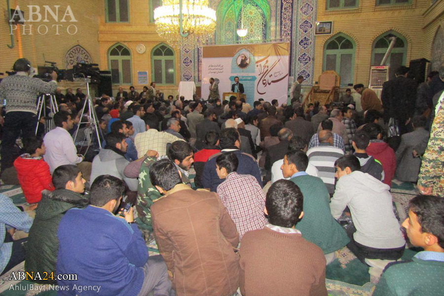بزرگداشت شهید شیخ نمر در مسجدی که نماز اقامه می‏‌کرد + تصاویر