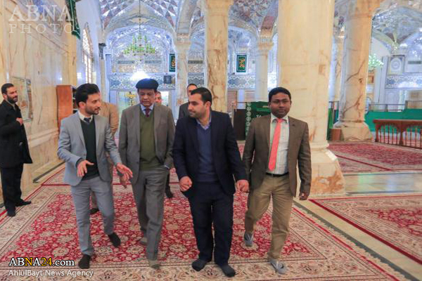 حضور سفیر بنگلادش در حرم امام علی(ع) + عکس