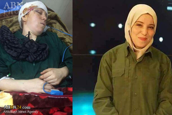فیلم/ لحظه زخمی شدن خبرنگار زن الجزایری در جنگ با داعش