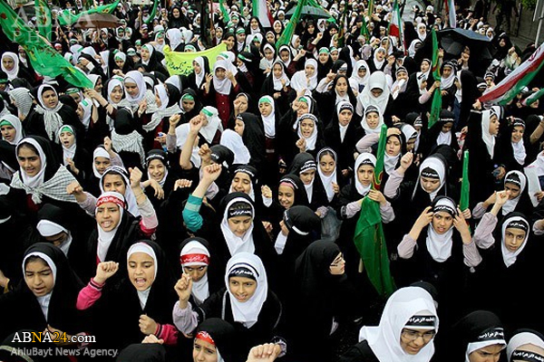 راهپیمایی 4000 نفری دانش‎آموزان مشهدی در حمایت از حجاب فاطمی