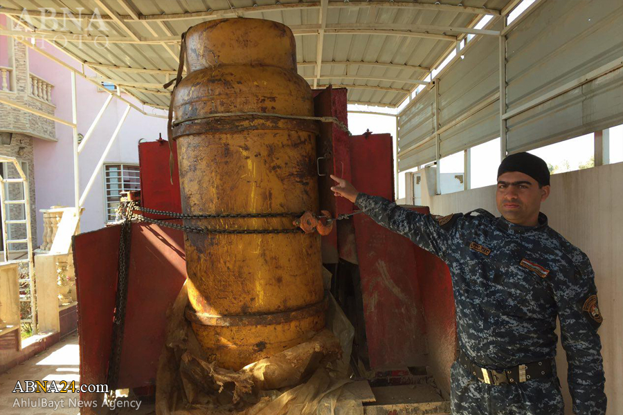 تراکتور شیمیایی داعش در موصل خنثی شد + عکس