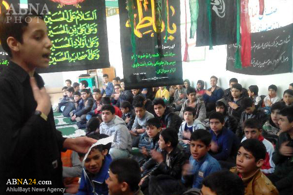 برگزاری مراسم عزاداری ایام فاطمیه در مدارس بجنورد + تصاویر