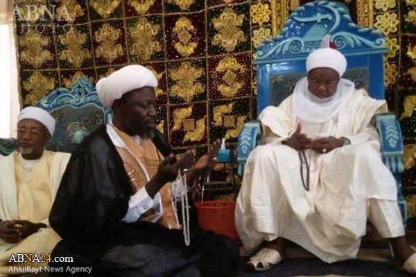 تسلیت حضوری جانشین شیخ زکزکی به امیر سنی مذهب کاستینا + عکس