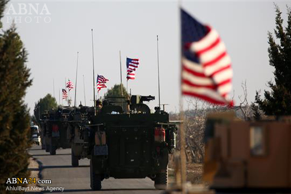   نیروهای آمریکایی در منبج سوریه + فیلم و عکس