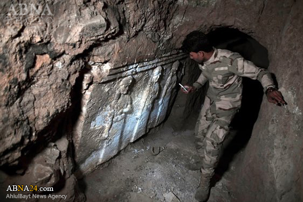 کشف گنجینه‌های دوران آشوریان در تونل‌های داعش + تصاویر