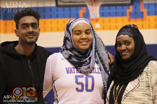 منع فعالیت دختر محجبه‌ از ادامه فعالیت در بسکتبال دبیرستانی مریلند + عکس