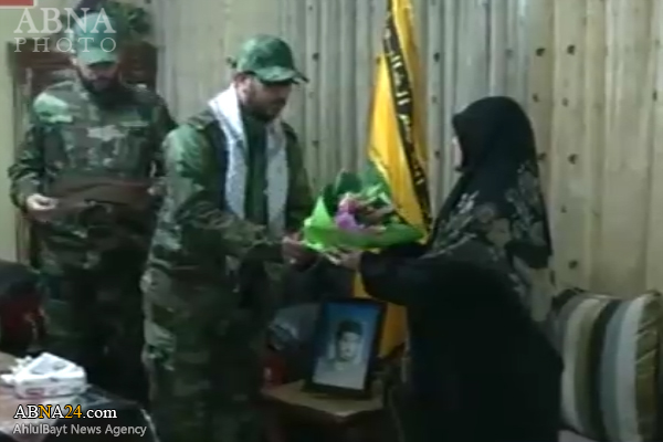 فیلم/ دیدار رزمندگان حزب‌الله با مادران آسمانی