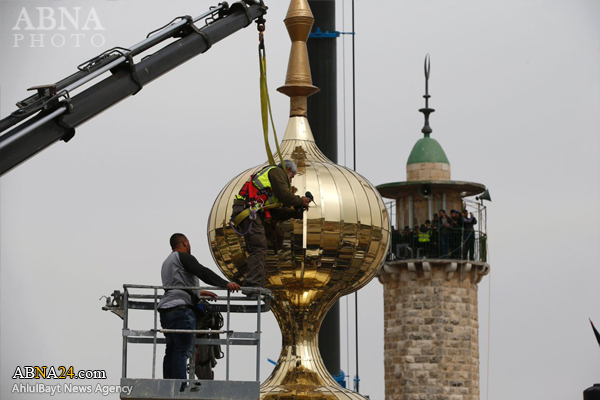نصب بلندترین گلدسته مسجد در بیت‌المقدس در واکنش به اقدام اسرائیل + تصاویر
