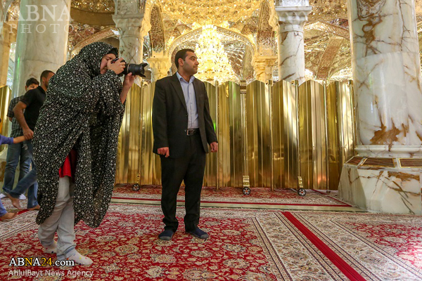 ابراز شگفتی بهترین عکاس اروپا از فضای معنوی حرم امام علی(ع) + عکس