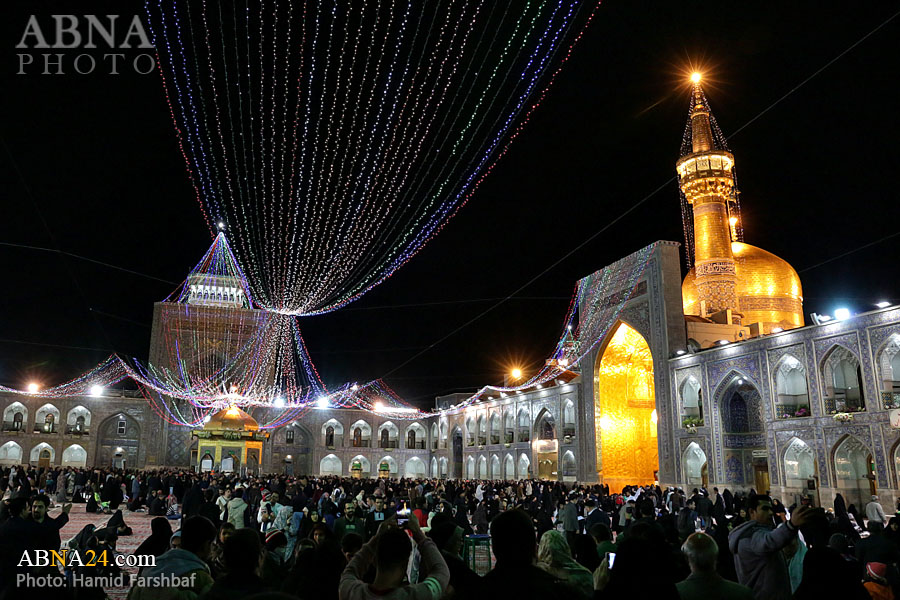 جشن میلاد امام زمان(عج) در حرم مطهر رضوی برگزار شد