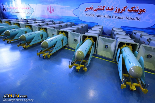 فیلم/ تحویل انبوه موشک جدید کروز "ضد کشتی" نصیر به نیروی دریایی سپاه