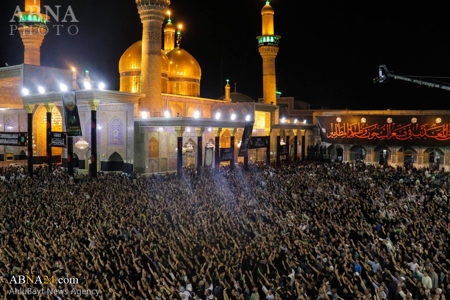 فیلم/ مراسم عزاداری شهادت امام موسی کاظم(ع) در حرمین کاظمین