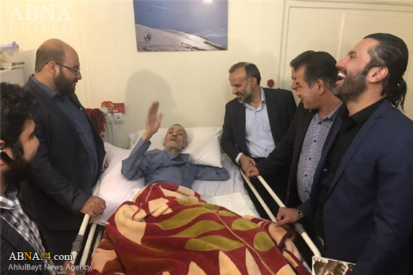 ملاقات پیشکسوتان سرخابی با جانبازان دفاع مقدس + تصاویر