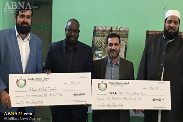 کمک ۴۰۰ هزار دلاری انجمن اسلامی کانادا به کشورهای فقیر آفریقایی
