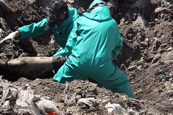 کشف یک گور دسته جمعی در اطراف شهر الطبقه سوریه