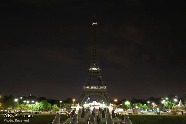 فیلم/ خاموش شدن چراغ‌های برج ایفل برای ابراز همدردی با مردم عراق