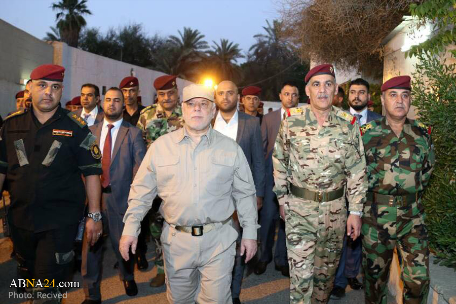 حیدر العبادی به شهر القائم سفر کرد