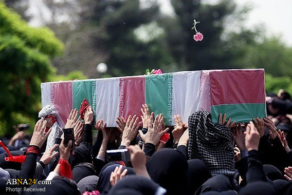 پیکر "حسن عشوری" شهید عملیات ضدتروریستی چابهار تشییع شد 