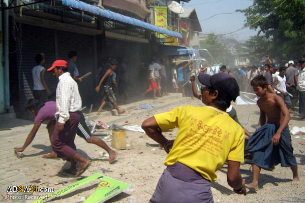 کشته و زخمی شدن ۷ مسلمان در حمله بودائیان افراطی میانمار 