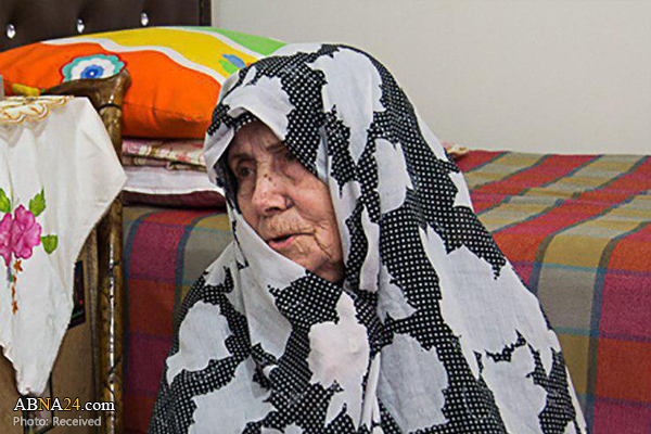 مادر شهید حسن جنگجو به فرزند شهیدش پیوست