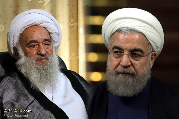 رئیس جمهور درگذشت همسر آیت الله شاه آبادی را تسلیت گفت