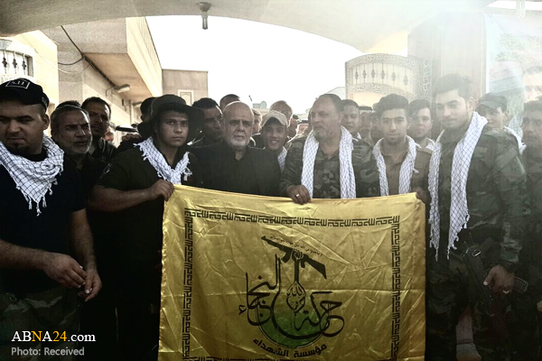 حضور سفير ايران در جمع رزمندگان نُجَباء + عكس