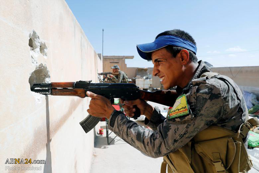 آخرین حمله بر مواضع تروریست‌های داعش در رقه