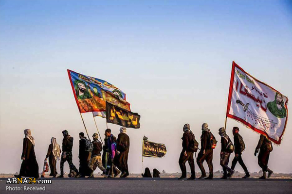  آغاز راهپیمایی اربعین حسینی با شعار "من البحر الی النحر" + فیلم و تصاویر