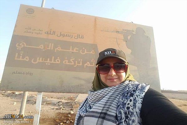 شهادت خبرنگار جنگی زن الحشد الشعبی عراق + عکس 