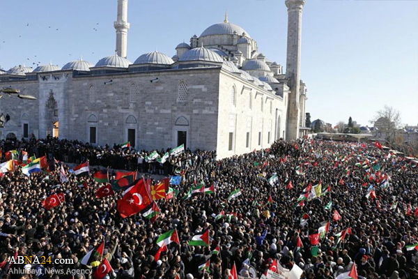 گزارش تصویری/ خروش جهان در برابر "صهیونیستی سازی قدس شریف" به دست ترامپ - 2