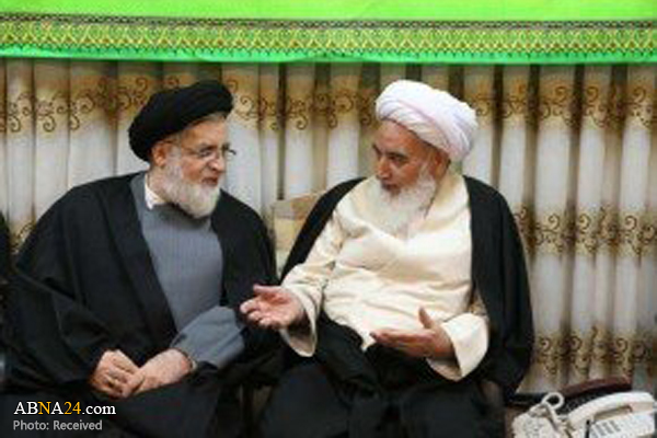 دیدار رئیس بنیاد شهید با امام جمعه کرمانشاه و خانواده‌های شهدا و ایثارگران مناطق زلزله‌زده