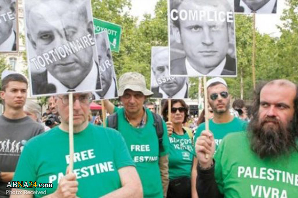 مردم پاریس علیه سفر نتانیاهو به فرانسه تظاهرات کردند