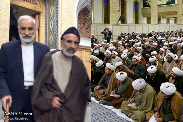 فیلم/حضور دو طلبه نابینا در درس خارج فقه