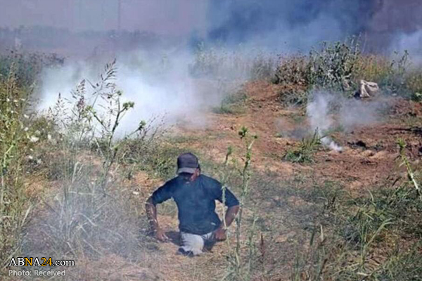 شهادت معلول فلسطینی در رویارویی با صهیونیست‌ها + عکس