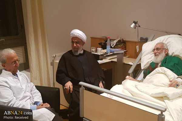 عیادت مدير مركز اسلامی هامبورگ از آیت‌الله شاهرودی با حضور پروفسور سمیعی + عکس