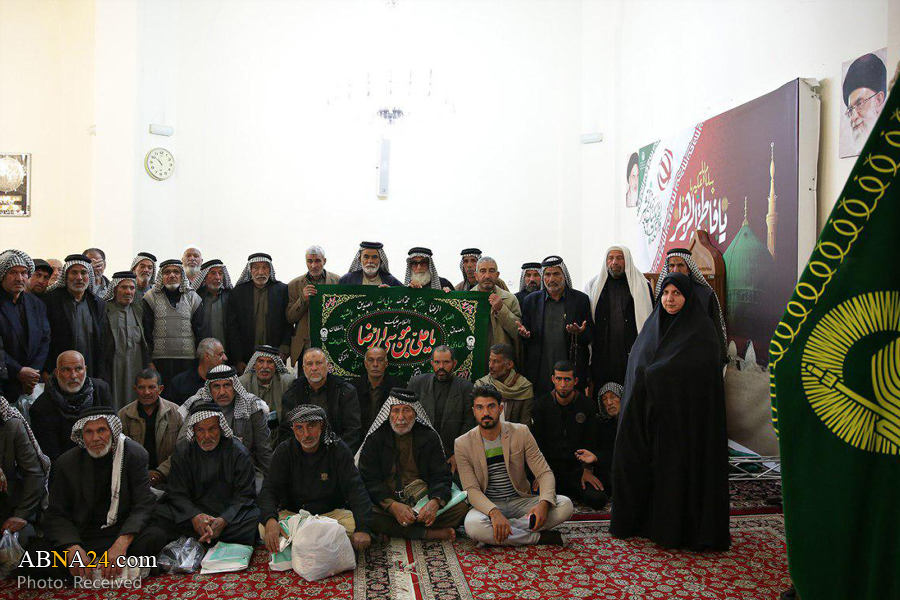 کاروان زائران پیاده از کربلا به حرم مطهر رضوی مشرف شدند