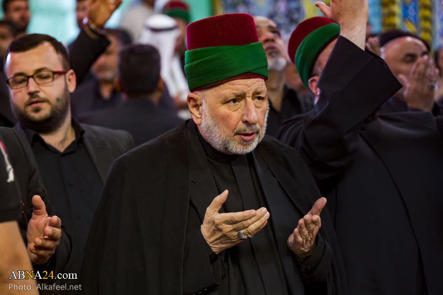 عزاداری خادمان حرمین کربلا در سالروز وفات حضرت زینب(س)