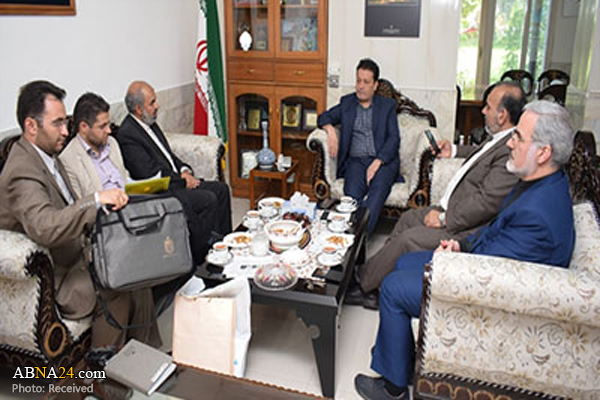 رایزن فرهنگی ایران در هند با رییس دانشگاه بین‌المللی اهل‌بیت(ع) دیدار و گفتگو کرد