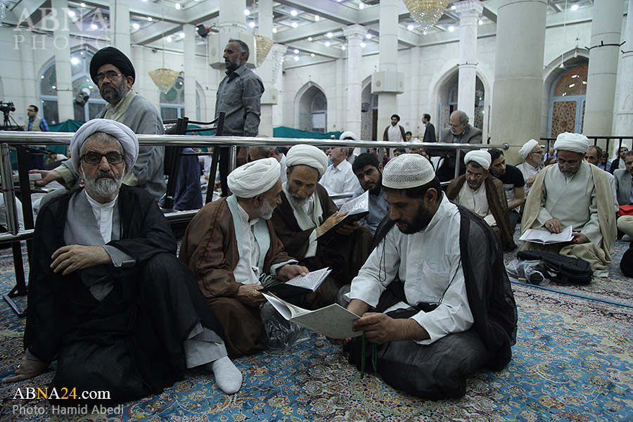 مراسم بزرگداشت هفتمین روز ارتحال مرحوم حجت‌الاسلام احمدی در قم