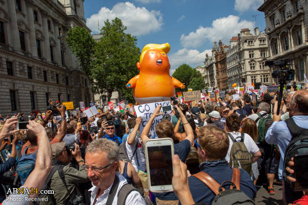 ترامپ کودک عصبانی + تصاویر