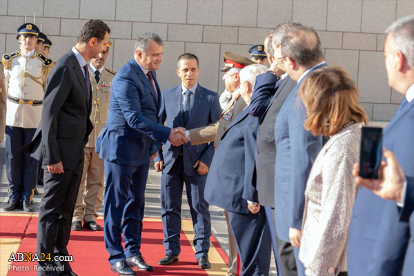 دیدار رئیس جمهور اوستیای جنوبی با بشار اسد + تصاویر