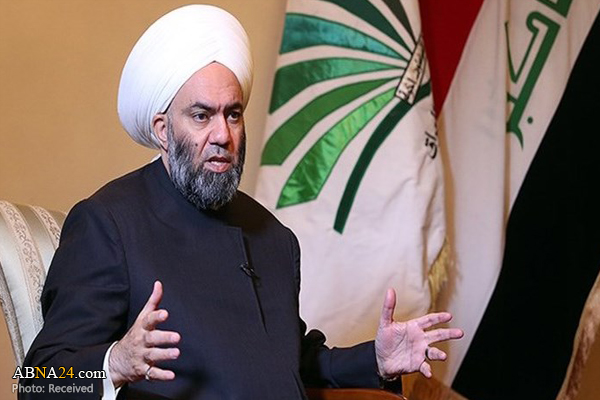 تقدیر رئیس مجمع علمای اهل تسنن عراق از راهپیمایی میلیونی مردم علیه آمریکا