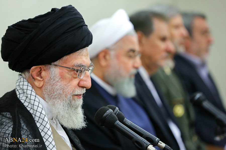 دیدار رئیس‌جمهور و اعضای هیئت دولت با رهبر انقلاب