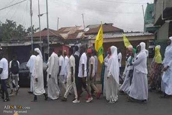 راهپیمایی جوانان محب اهل بیت(ع) در غنا