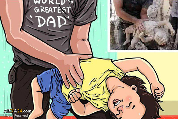 تبدیل عکس‌های غم انگیز جنگ به تصاویر شادی