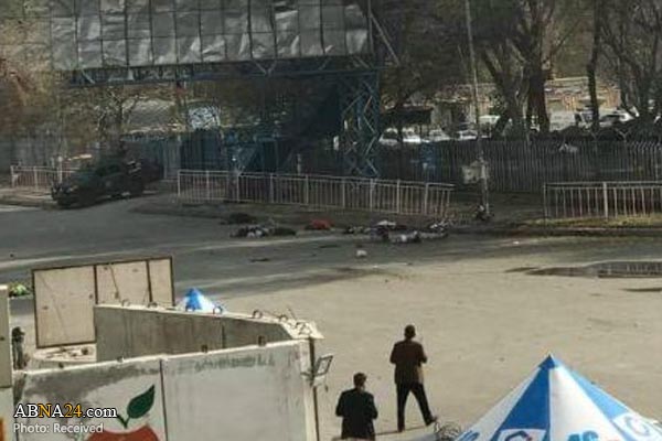 ۶ شهید و ۲۰ زخمی در حمله انتحاری داعش به تجمع شیعیان در مرکز شهر کابل + عکس