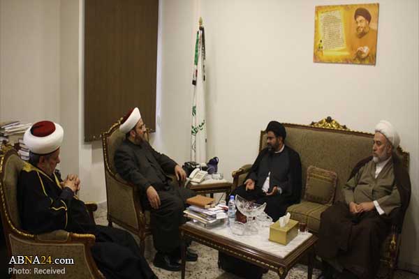 بازدید رئیس موسسه اهل بیت(ع) هندوستان از تجمع علمای مسلمان لبنان