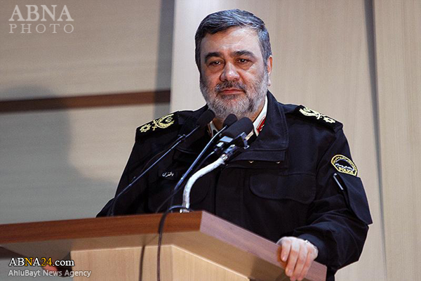 سردار اشتری: نیروی انتظامی آماده مقابله با هر تحرک دشمن است/ نقش فعال ۳۰ هزار پلیس در مراسم اربعین حسینی