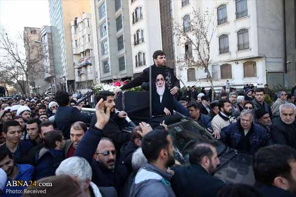 مراسم تشییع و تدفین آیت الله هاشمی شاهرودی در قم برگزار شد